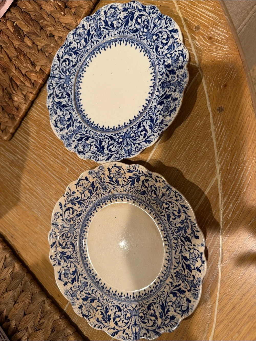 Burmese Semi Porcelain classic scalloped